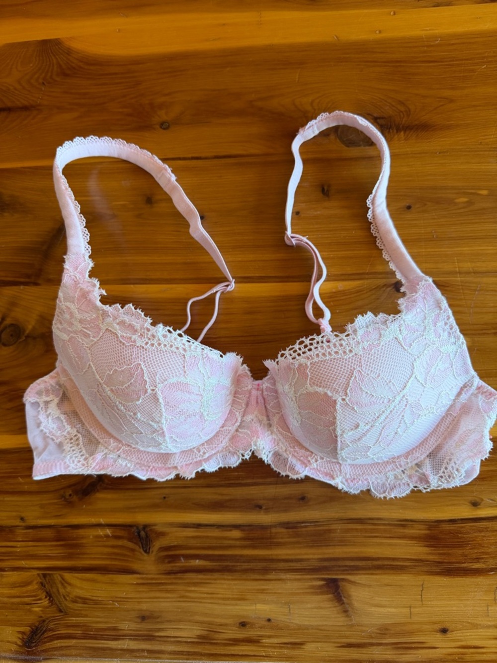 Victoria's Secret Pink Lace Underwire Bra